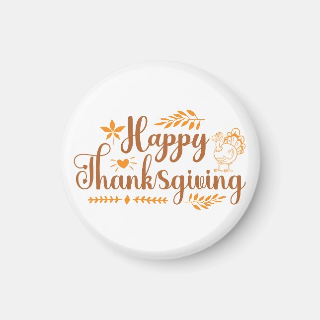 Happy Thanksgiving Magnet (Vorne)