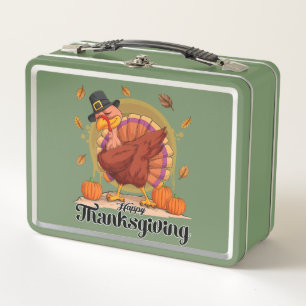 Happy Thanksgiving Metall Brotdose