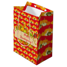 Happy Thanksgiving Mittlere Geschenktüte