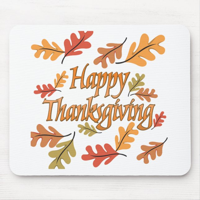 Happy Thanksgiving Mousepad (Vorne)