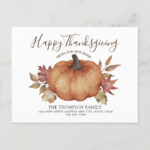 Happy Thanksgiving New Zuhause Pumpkin Moving
