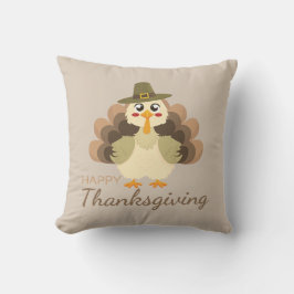 Happy Thanksgiving Niedlich Türkei Kissen