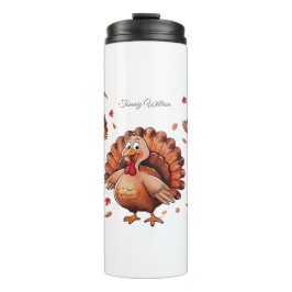Happy Thanksgiving Niedlich Türkei Thermosbecher