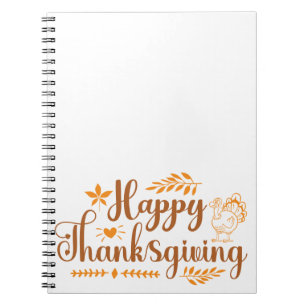 Happy Thanksgiving Notizblock