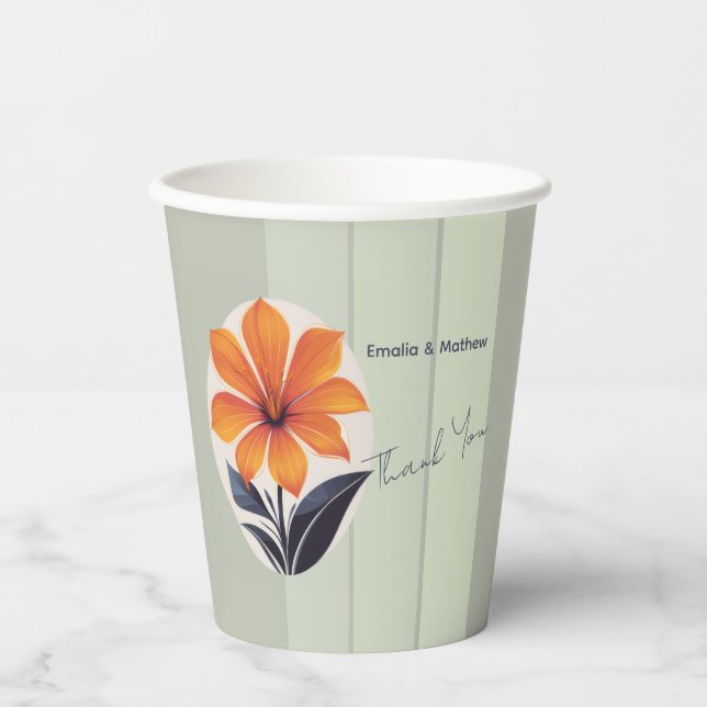 Happy Thanksgiving Pappbecher (Vorderseite)