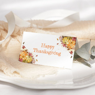 Happy Thanksgiving Platzkarte