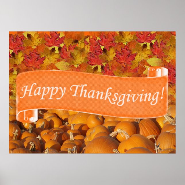 Happy Thanksgiving Poster (Vorne)