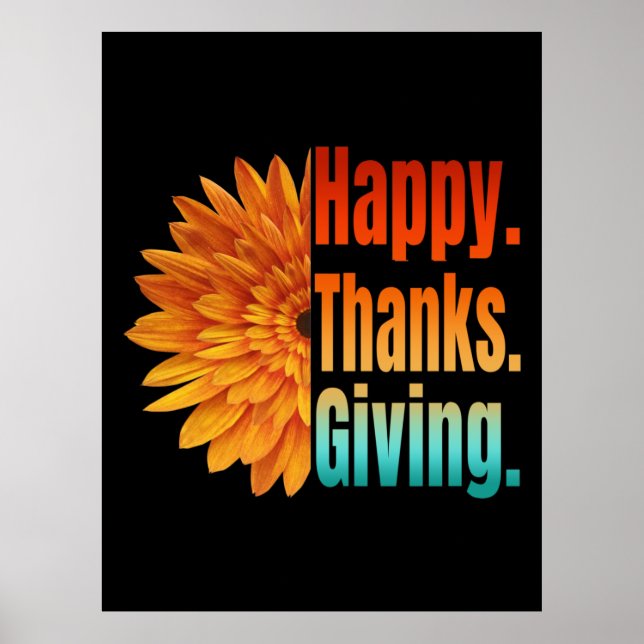 Happy Thanksgiving Poster (Vorne)