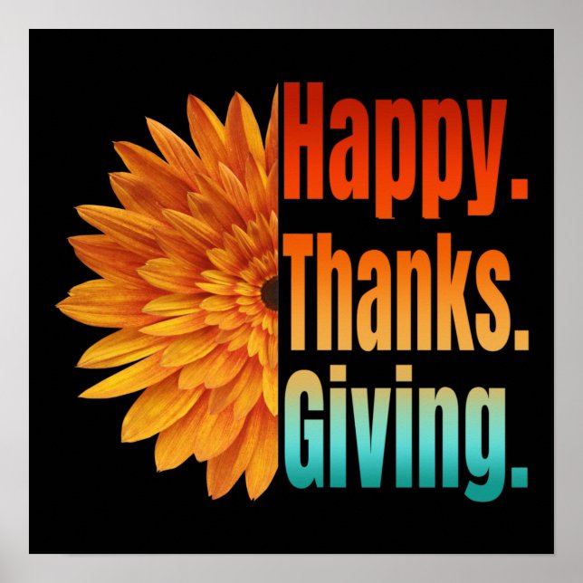 Happy Thanksgiving Poster (Vorne)