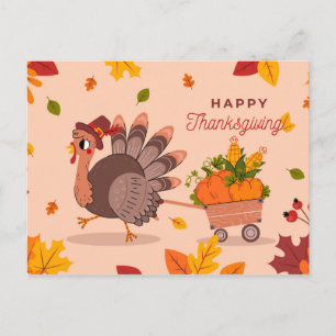 Happy Thanksgiving Postkarte