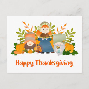 Happy Thanksgiving Postkarte