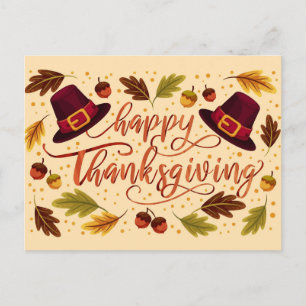 Happy Thanksgiving Postkarte