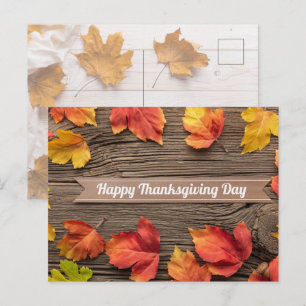 Happy Thanksgiving Postkarte