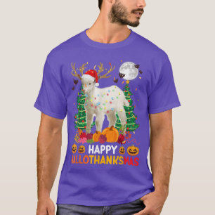 Happy Thanksgiving Ragdoll Funny Goat T-Shirt