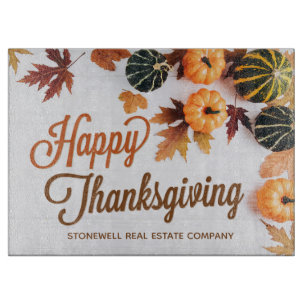 Happy Thanksgiving Schöne Pumpkins Custom Schneidebrett
