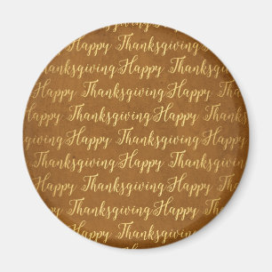 Happy Thanksgiving-Schrift Magnet