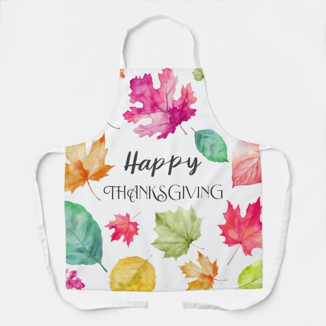 Happy Thanksgiving Schürze (Vorderseite)