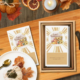 Happy Thanksgiving Serviette