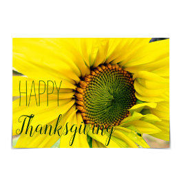 "Happy Thanksgiving" Sonnenblumenfreundeskarte Karte
