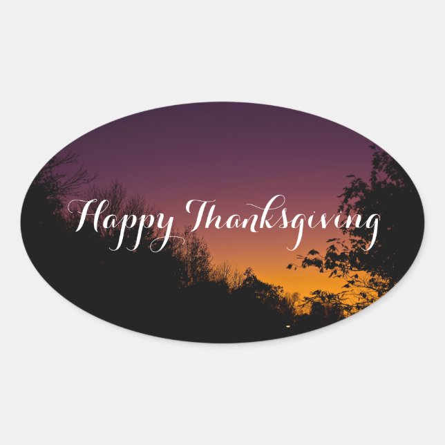 Happy Thanksgiving Stickers by RoseWriters (Vorderseite)