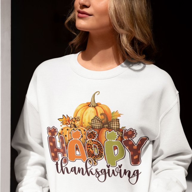 Happy Thanksgiving Sweatshirt (Von Creator hochgeladen)