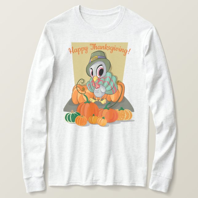 Happy Thanksgiving T-Shirt (Design vorne)