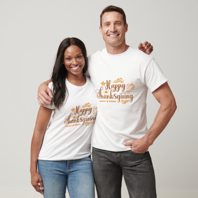 Happy Thanksgiving T-Shirt (Unisex)