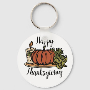 Happy Thanksgiving Tote Bag Schlüsselanhänger