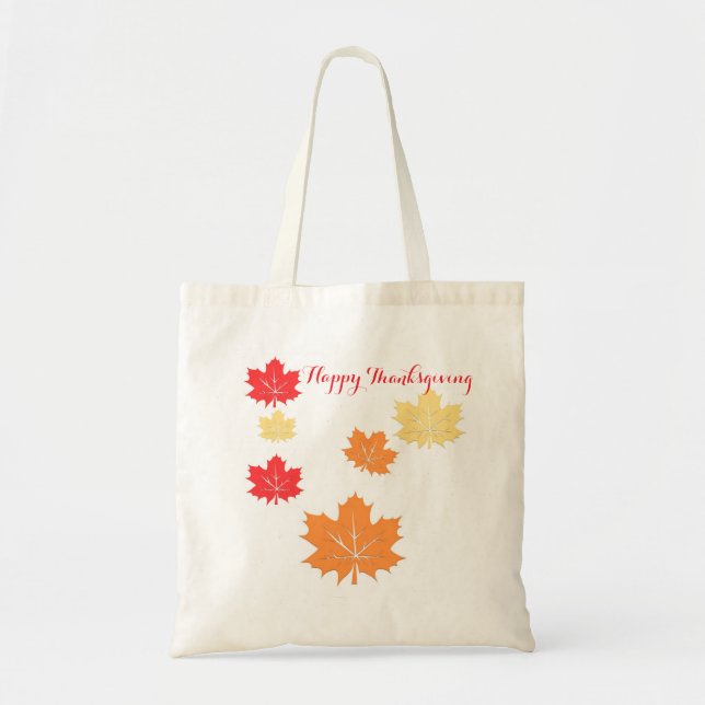 Happy Thanksgiving Tragetasche (Vorne)