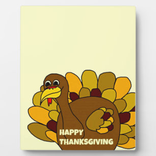 Happy Thanksgiving Türkei Fotoplatte