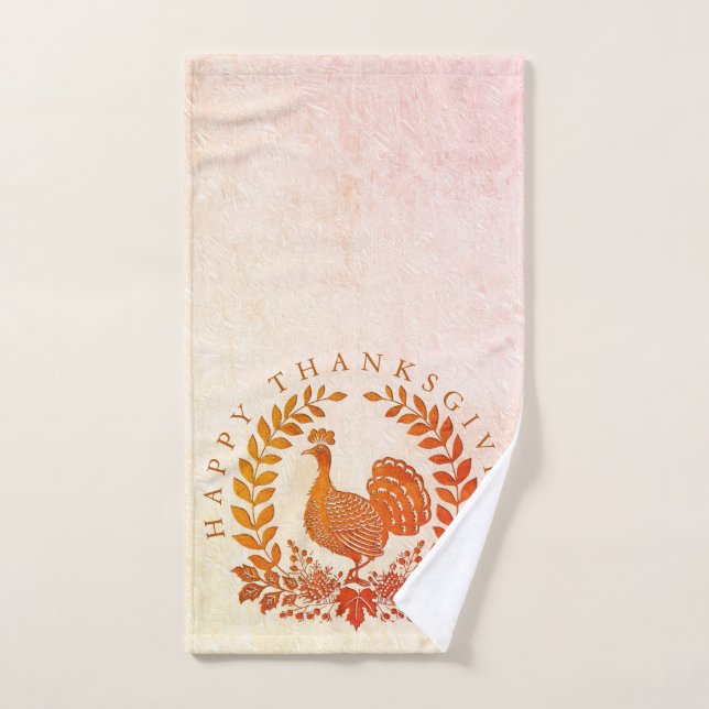 Happy Thanksgiving Türkei Handtuch (Handtuch)