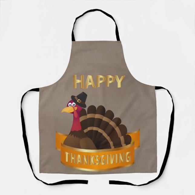Happy Thanksgiving Türkei Schürze (Vorderseite)