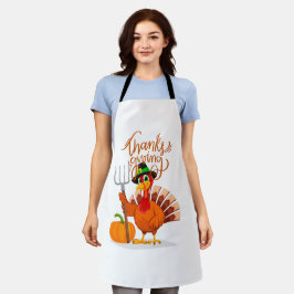 Happy Thanksgiving Türkei Schürze