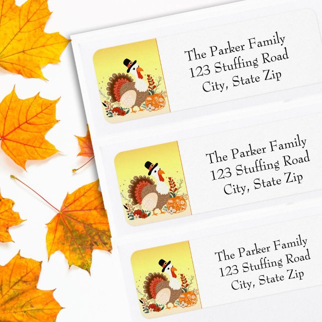  Happy Thanksgiving Turkey Folk Art (Von Creator hochgeladen)