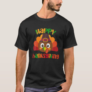 Happy Thanksgiving Turkey Little Pilgrim Geschenke T-Shirt