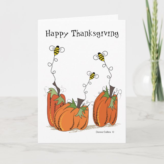 Happy Thanksgiving Wundervolle Erinnerungen Card Karte (Vorderseite)