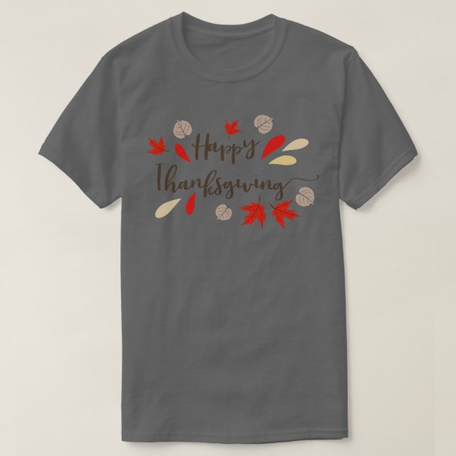 Happy Thanksiving T-Shirt (Design vorne)