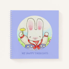 Happy Thoughts Sailor Bunny Journal Notizbuch