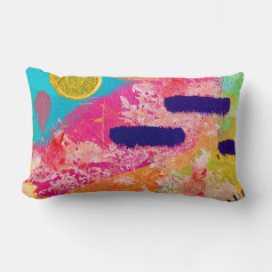 Happy Throw Pillow Lendenkissen