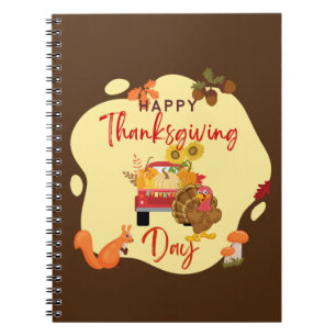 Happy Thx Giving, lustiger Erntedank Notizblock