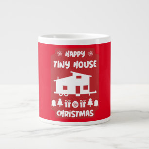 Happy Tiny House Christmas Jumbo-Tasse