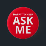 Happy to Help FRAG ME Red Button<br><div class="desc">Happy to Help FRAG ME Red Button</div>