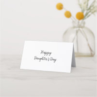 Happy Töchter Tag si.ple minimaler Name Text t