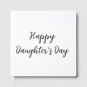 Happy Töchter Tag si.ple minimaler Name Text t Gästebuch