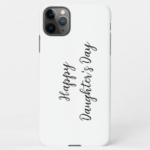 Happy Töchter Tag si.ple minimaler Name Text t iPhone 11Pro Max Hülle