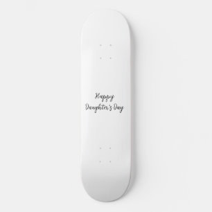 Happy Töchter Tag si.ple minimaler Name Text t Skateboard