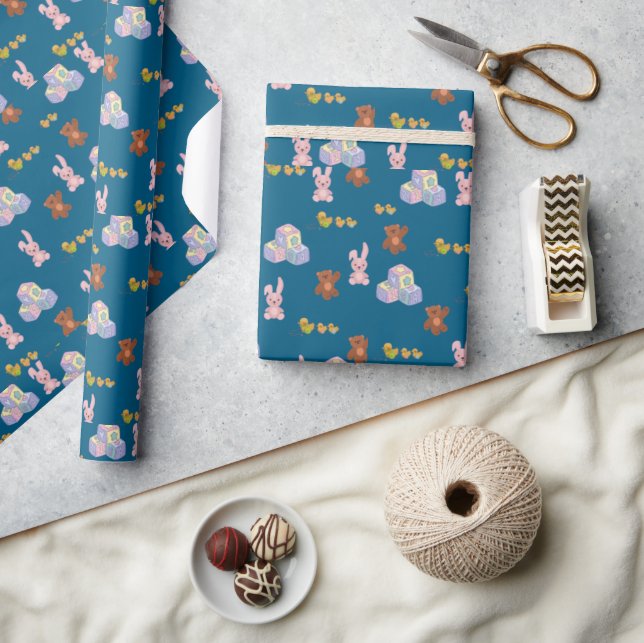 Happy Toddler Birthday Geschenkpapier (Basteln)