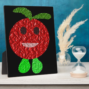 Happy Tomato Plaque Fotoplatte