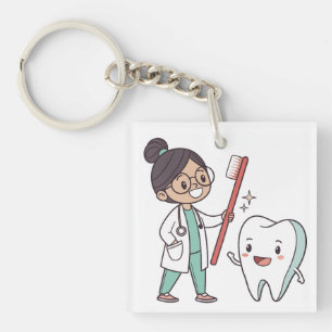 Happy Tooth Dental Care Schlüsselanhänger