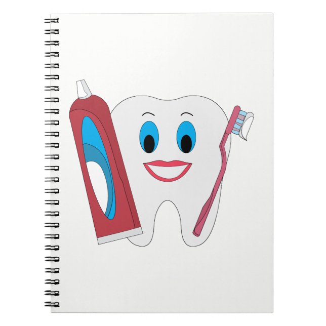 Happy Tooth Notizblock (Vorderseite)
